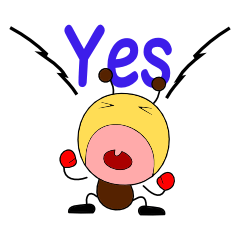 [LINEスタンプ] 全力で言う