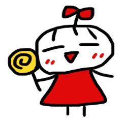 [LINEスタンプ] ちびまめちゃんの画像（メイン）