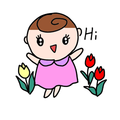 [LINEスタンプ] 赤ちゃんです。