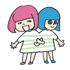 [LINEスタンプ] 世渡りうま子＆へた美