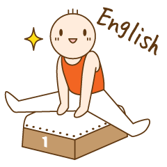 [LINEスタンプ] Gymnast (English)