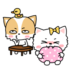 [LINEスタンプ] ChiChi ＆ PomPom