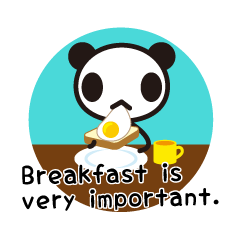 [LINEスタンプ] BO-PANDA (English version)