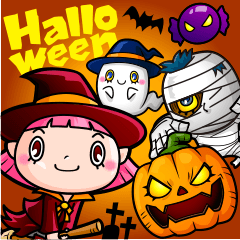 [LINEスタンプ] ハロウィーン モンスターズ（Halloween）