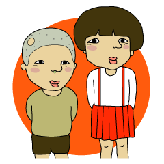 [LINEスタンプ] 昭和兄弟