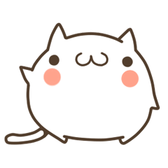 [LINEスタンプ] しらたまネコたん