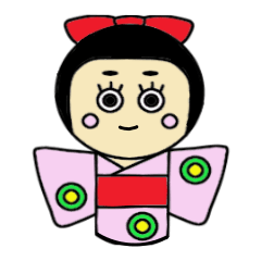 [LINEスタンプ] Japanese  KAWAII  Folkcraft