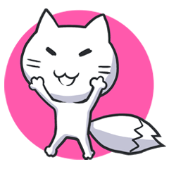 [LINEスタンプ] きつねこ