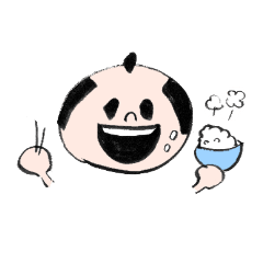 [LINEスタンプ] サムライこぞうの画像（メイン）