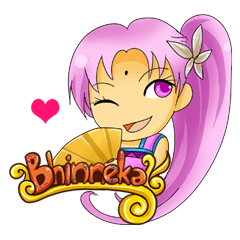 [LINEスタンプ] Bhinneka Villageの画像（メイン）