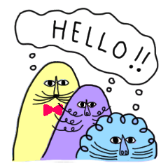 [LINEスタンプ] へんないきものスタンプ