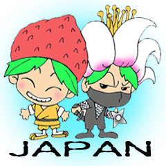 [LINEスタンプ] フルーツ初心者。忍者を過ごす