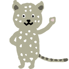 [LINEスタンプ] Snow leopard