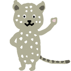 [LINEスタンプ] Snow leopardの画像（メイン）