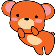 [LINEスタンプ] ほんわかクマさん