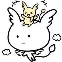 [LINEスタンプ] 子連れ妖精