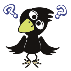 [LINEスタンプ] カラスのカーゴくん