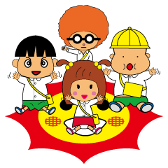 [LINEスタンプ] sunshine kids！-2の画像（メイン）