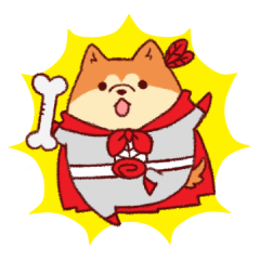 [LINEスタンプ] 我ら日本犬ヒーローズ！の画像（メイン）