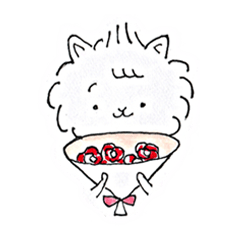 [LINEスタンプ] 毛玉ねこの画像（メイン）