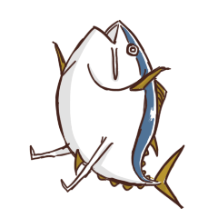 [LINEスタンプ] マグロの画像（メイン）