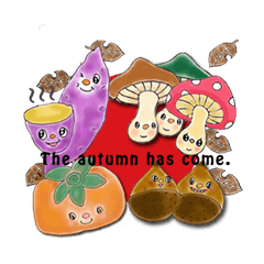 [LINEスタンプ] クラウドボーヤの楽しい秋と冬スタンプ
