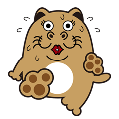 [LINEスタンプ] きもにゃんの画像（メイン）