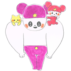 [LINEスタンプ] パープル・カタパッドさん