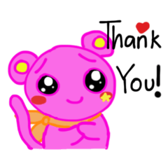 [LINEスタンプ] Kumaru, The Mouse Bear