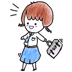 [LINEスタンプ] Ao-chan | Student life