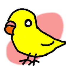 [LINEスタンプ] 黄色のインコ