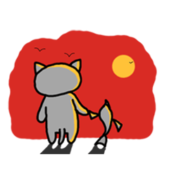 [LINEスタンプ] Normal Cat
