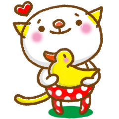 [LINEスタンプ] タイツにゃんこ生活