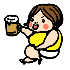 [LINEスタンプ] アラフォー独身女のつぶやきの画像（メイン）