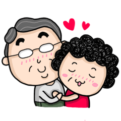 [LINEスタンプ] Dear Mama and Papaの画像（メイン）