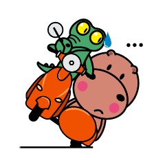 [LINEスタンプ] Hippopo Tamus