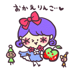 [LINEスタンプ] 花っぺちゃん2*恋の童話