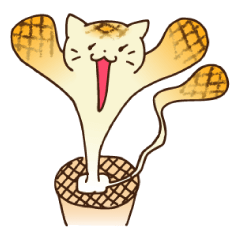 [LINEスタンプ] おもちにヒョーイず