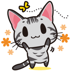 [LINEスタンプ] アメショのまろ眉ミト