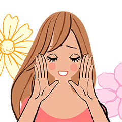 [LINEスタンプ] 恋する女の子の画像（メイン）