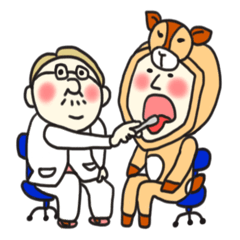 [LINEスタンプ] こじかはつらいよ