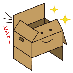 [LINEスタンプ] 箱だけ君