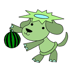 [LINEスタンプ] 河童犬