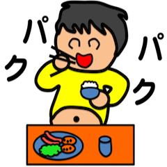 [LINEスタンプ] ポッコリけいくんの画像（メイン）