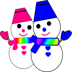 [LINEスタンプ] 雪だるまちゃん