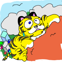 [LINEスタンプ] 動物たちの日常 とら編