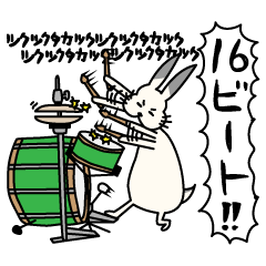 [LINEスタンプ] ドコうさ