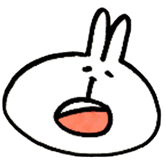 [LINEスタンプ] うさぎとハムリスの画像（メイン）