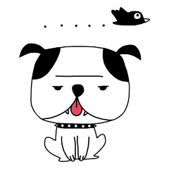 [LINEスタンプ] B Bulldog (English Version)