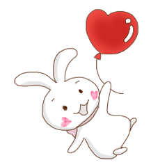 [LINEスタンプ] Loveうさ（ラブうさ）